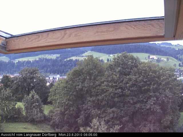 Webcam-Bild: Aussicht vom Dorfberg in Langnau 20100823-080500