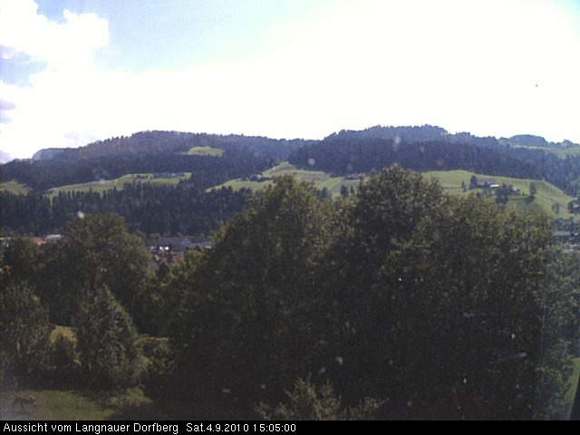 Webcam-Bild: Aussicht vom Dorfberg in Langnau 20100904-150500