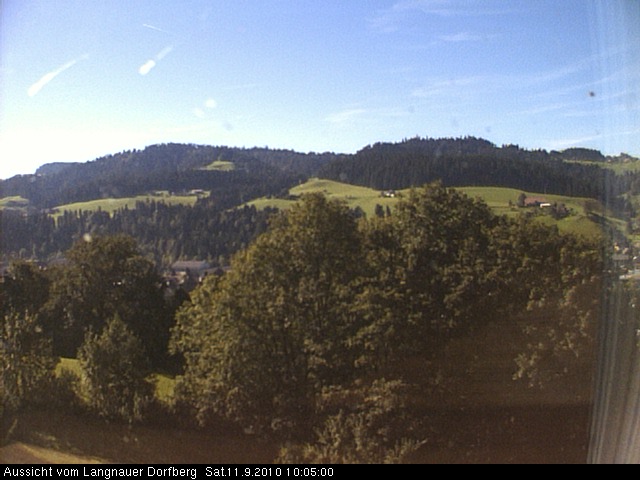 Webcam-Bild: Aussicht vom Dorfberg in Langnau 20100911-100500
