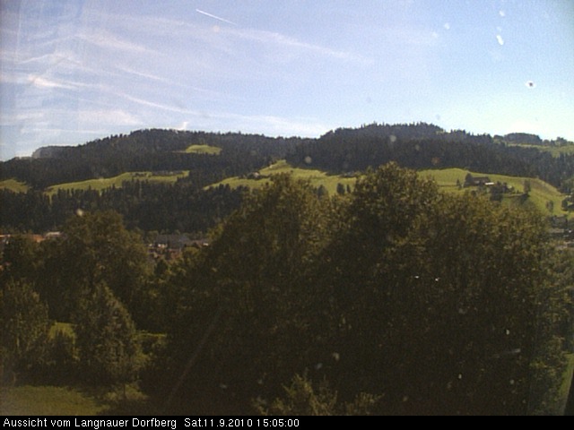 Webcam-Bild: Aussicht vom Dorfberg in Langnau 20100911-150500
