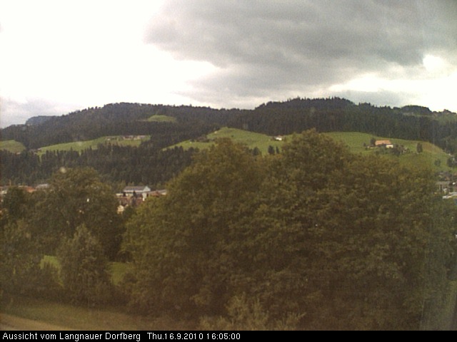 Webcam-Bild: Aussicht vom Dorfberg in Langnau 20100916-160500