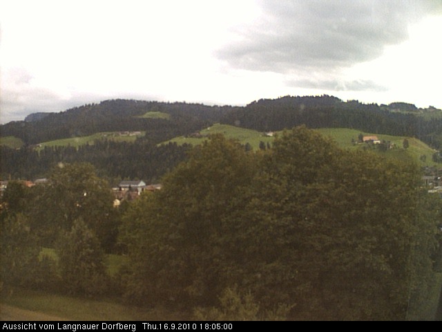 Webcam-Bild: Aussicht vom Dorfberg in Langnau 20100916-180500