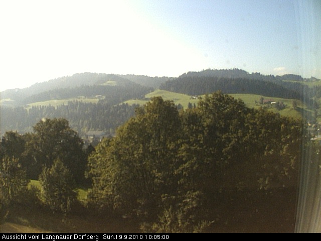 Webcam-Bild: Aussicht vom Dorfberg in Langnau 20100919-100500