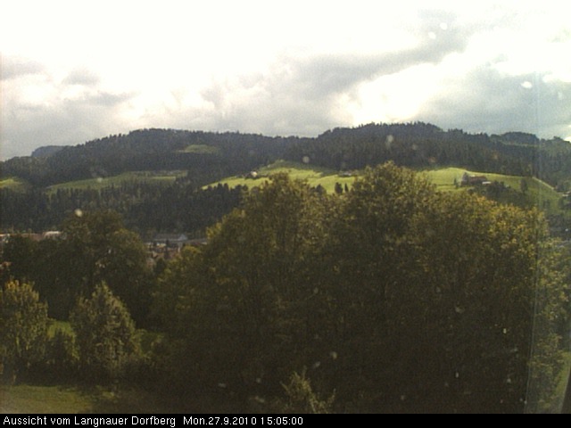 Webcam-Bild: Aussicht vom Dorfberg in Langnau 20100927-150500