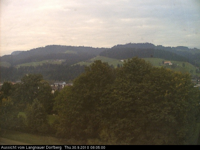 Webcam-Bild: Aussicht vom Dorfberg in Langnau 20100930-080500