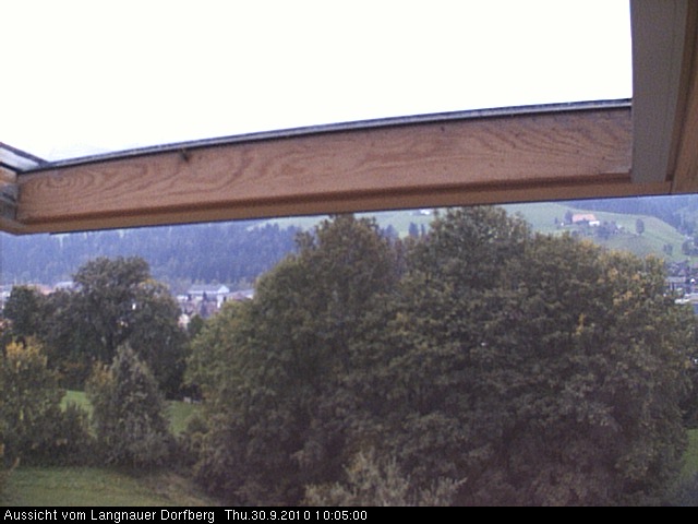 Webcam-Bild: Aussicht vom Dorfberg in Langnau 20100930-100500