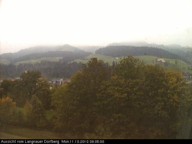 Webcam-Bild: Aussicht vom Dorfberg in Langnau 20101011-080500