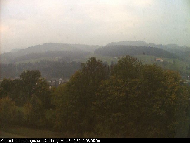 Webcam-Bild: Aussicht vom Dorfberg in Langnau 20101015-080500
