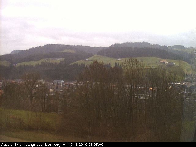 Webcam-Bild: Aussicht vom Dorfberg in Langnau 20101112-080500