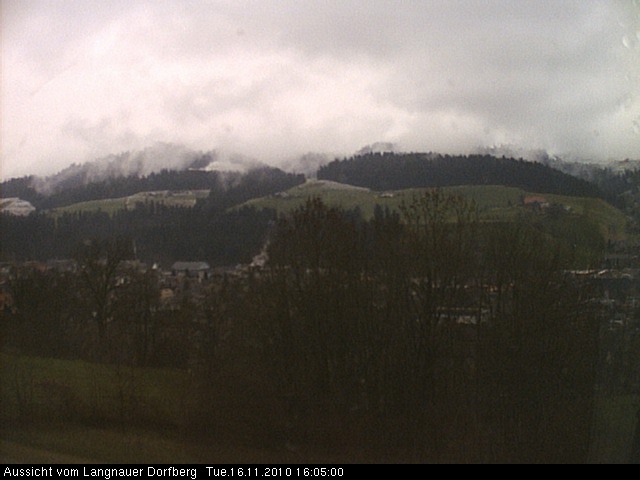 Webcam-Bild: Aussicht vom Dorfberg in Langnau 20101116-160500