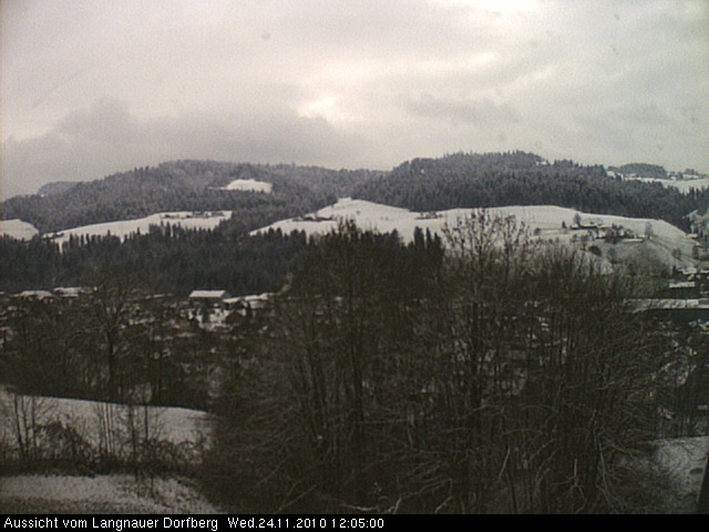 Webcam-Bild: Aussicht vom Dorfberg in Langnau 20101124-120500