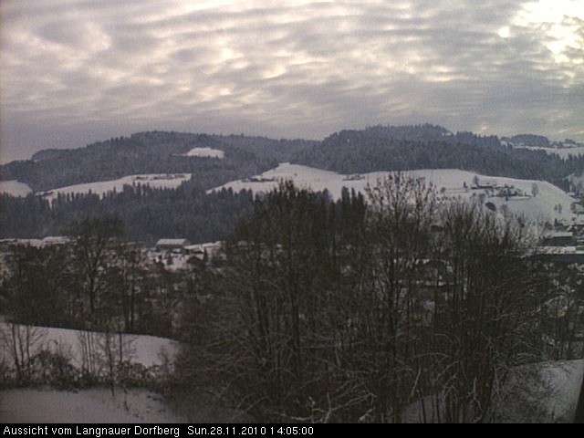Webcam-Bild: Aussicht vom Dorfberg in Langnau 20101128-140500