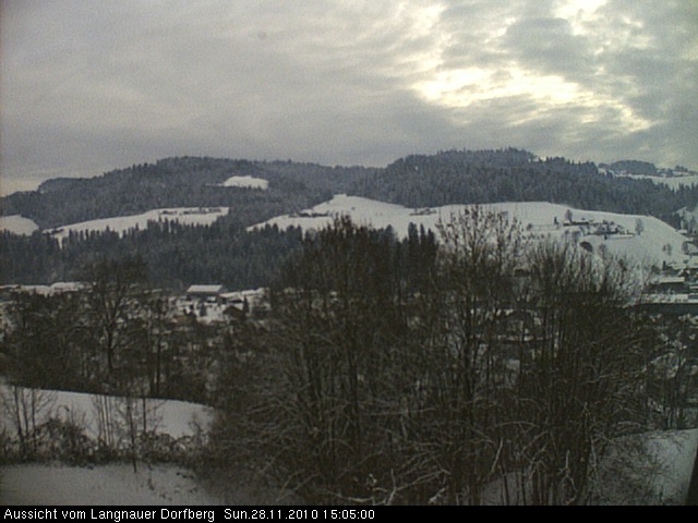 Webcam-Bild: Aussicht vom Dorfberg in Langnau 20101128-150500