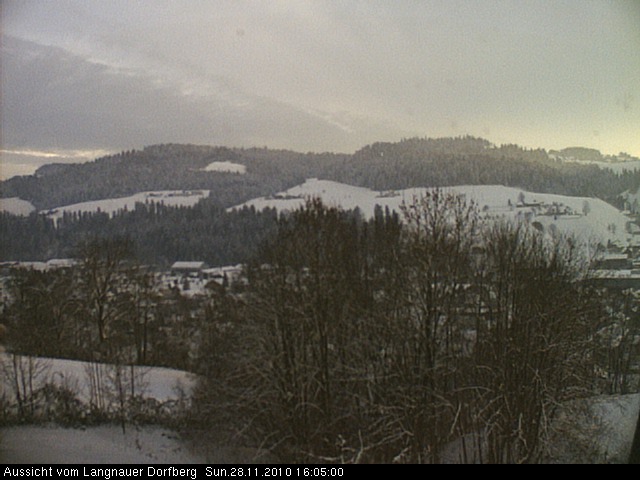 Webcam-Bild: Aussicht vom Dorfberg in Langnau 20101128-160500