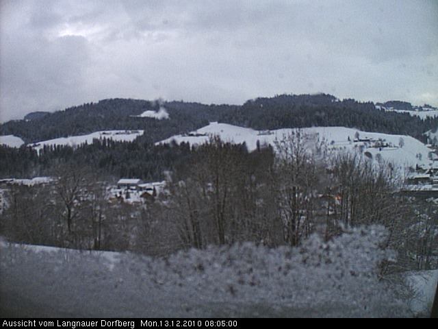 Webcam-Bild: Aussicht vom Dorfberg in Langnau 20101213-080500