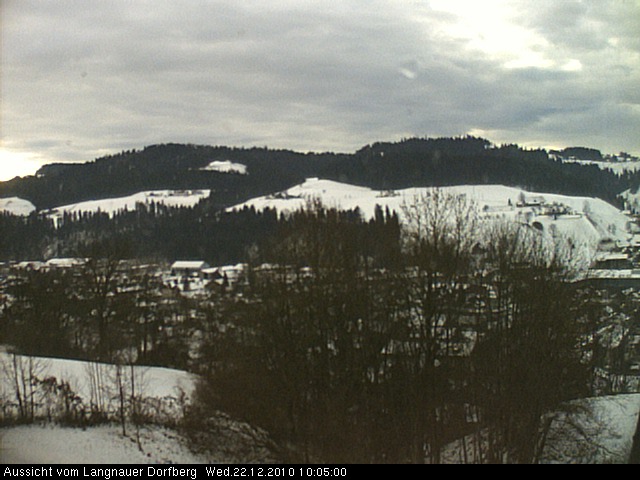 Webcam-Bild: Aussicht vom Dorfberg in Langnau 20101222-100500