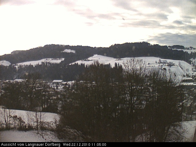 Webcam-Bild: Aussicht vom Dorfberg in Langnau 20101222-110500