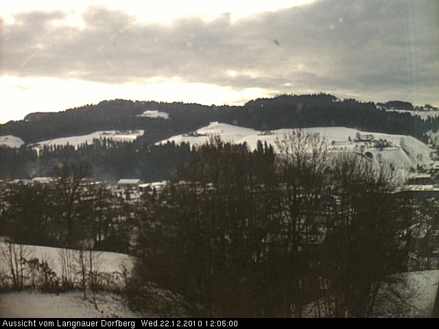 Webcam-Bild: Aussicht vom Dorfberg in Langnau 20101222-120500
