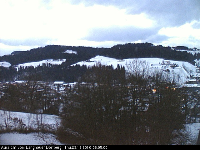 Webcam-Bild: Aussicht vom Dorfberg in Langnau 20101223-080500
