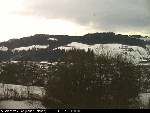 Webcam-Bild: Aussicht vom Dorfberg in Langnau 20101223-120500