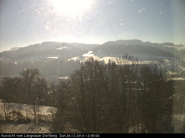 Webcam-Bild: Aussicht vom Dorfberg in Langnau 20101226-120500