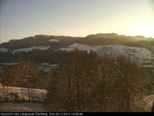 Webcam-Bild: Aussicht vom Dorfberg in Langnau 20101226-160500