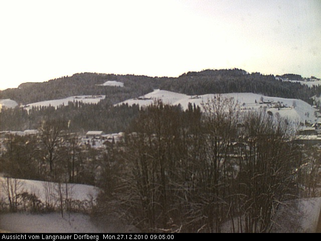 Webcam-Bild: Aussicht vom Dorfberg in Langnau 20101227-090500