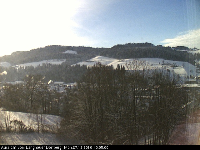 Webcam-Bild: Aussicht vom Dorfberg in Langnau 20101227-100500
