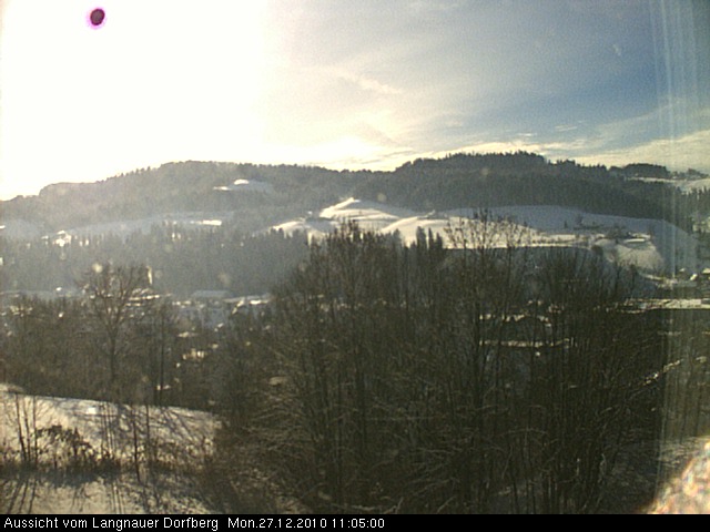Webcam-Bild: Aussicht vom Dorfberg in Langnau 20101227-110500