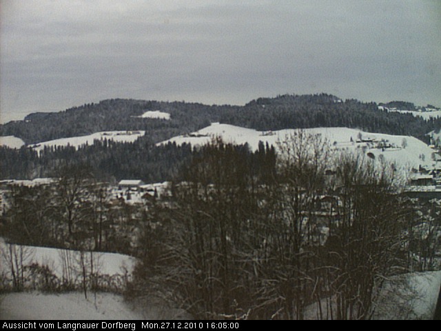 Webcam-Bild: Aussicht vom Dorfberg in Langnau 20101227-160500