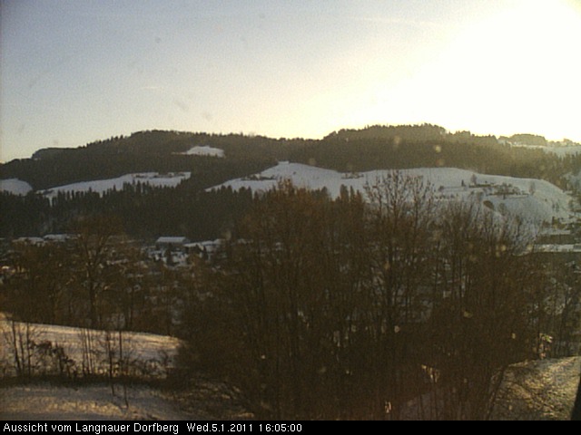 Webcam-Bild: Aussicht vom Dorfberg in Langnau 20110105-160500