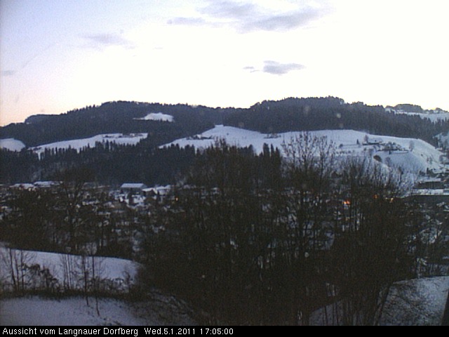 Webcam-Bild: Aussicht vom Dorfberg in Langnau 20110105-170500