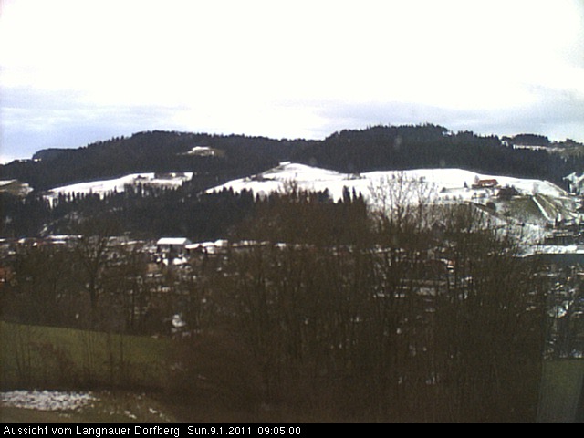 Webcam-Bild: Aussicht vom Dorfberg in Langnau 20110109-090500