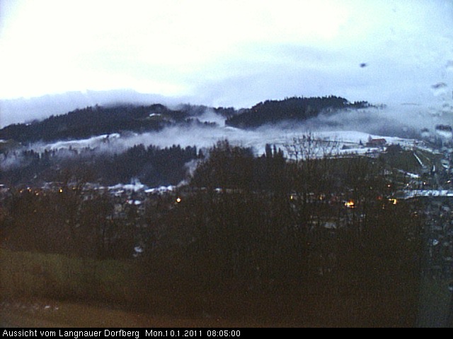 Webcam-Bild: Aussicht vom Dorfberg in Langnau 20110110-080500
