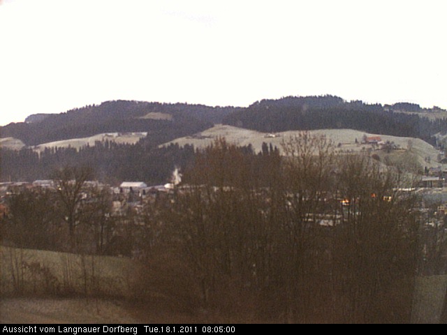Webcam-Bild: Aussicht vom Dorfberg in Langnau 20110118-080500
