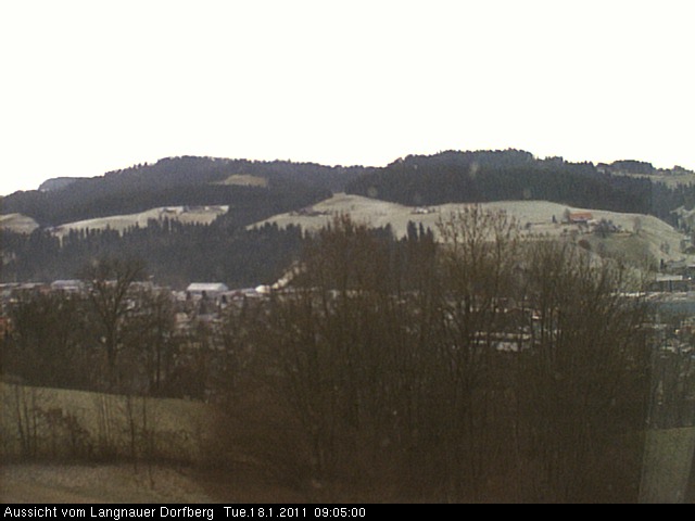 Webcam-Bild: Aussicht vom Dorfberg in Langnau 20110118-090500