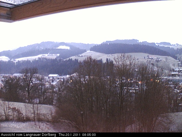 Webcam-Bild: Aussicht vom Dorfberg in Langnau 20110120-080500