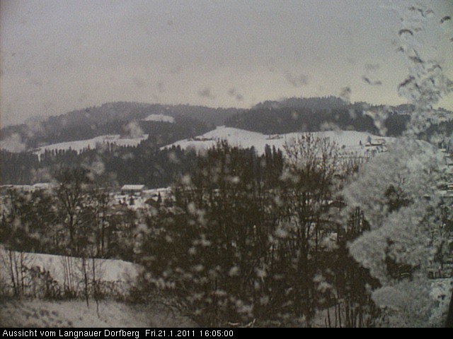 Webcam-Bild: Aussicht vom Dorfberg in Langnau 20110121-160500