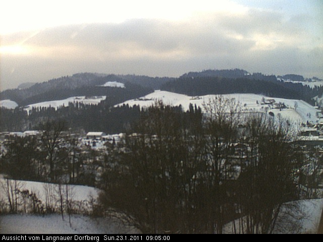 Webcam-Bild: Aussicht vom Dorfberg in Langnau 20110123-090500