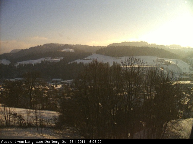 Webcam-Bild: Aussicht vom Dorfberg in Langnau 20110123-160500