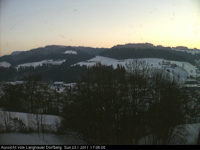 Webcam-Bild: Aussicht vom Dorfberg in Langnau 20110123-170500