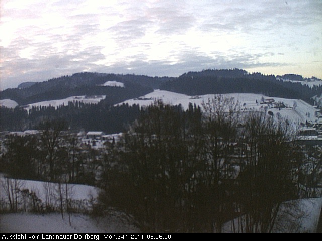 Webcam-Bild: Aussicht vom Dorfberg in Langnau 20110124-080500