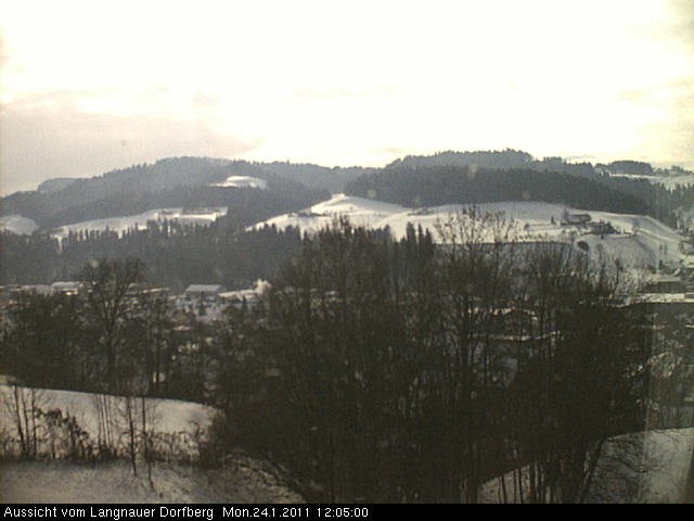 Webcam-Bild: Aussicht vom Dorfberg in Langnau 20110124-120500