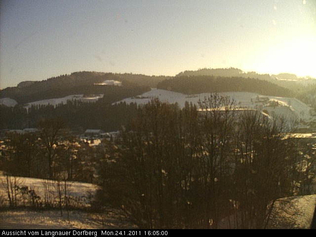 Webcam-Bild: Aussicht vom Dorfberg in Langnau 20110124-160500