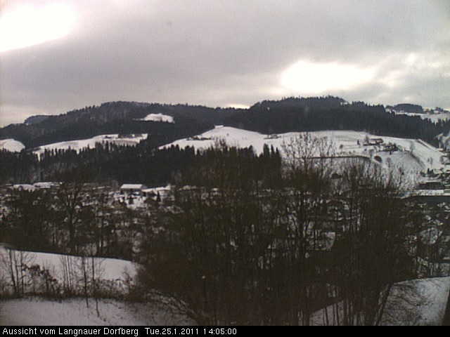 Webcam-Bild: Aussicht vom Dorfberg in Langnau 20110125-140500