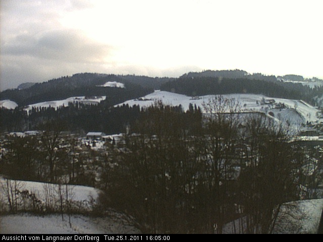 Webcam-Bild: Aussicht vom Dorfberg in Langnau 20110125-160500