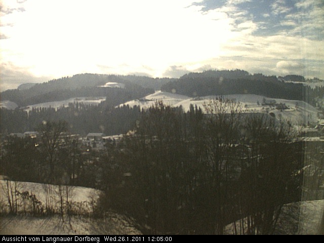 Webcam-Bild: Aussicht vom Dorfberg in Langnau 20110126-120500