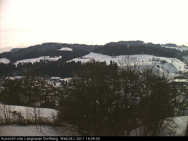 Webcam-Bild: Aussicht vom Dorfberg in Langnau 20110126-150500