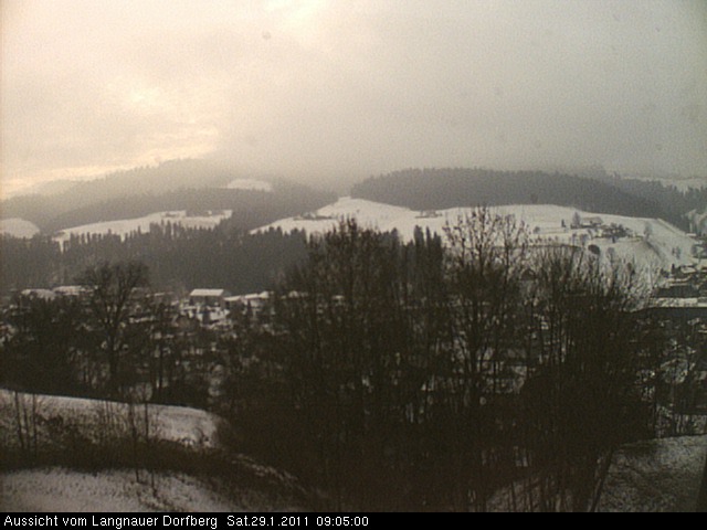 Webcam-Bild: Aussicht vom Dorfberg in Langnau 20110129-090500