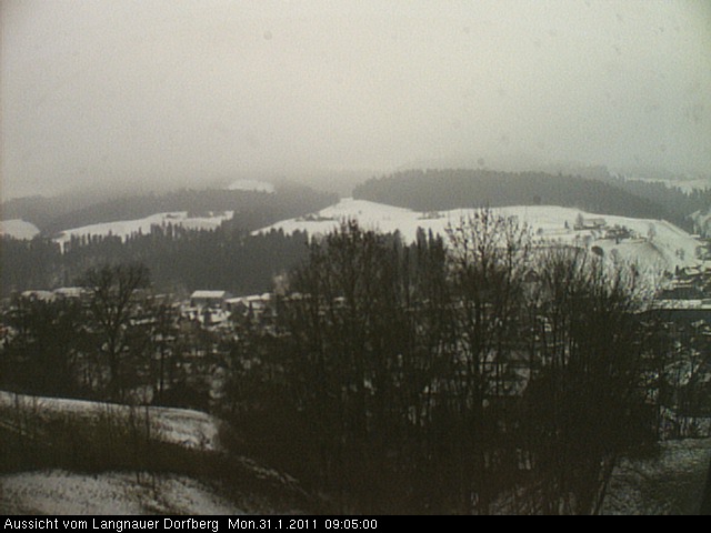 Webcam-Bild: Aussicht vom Dorfberg in Langnau 20110131-090500
